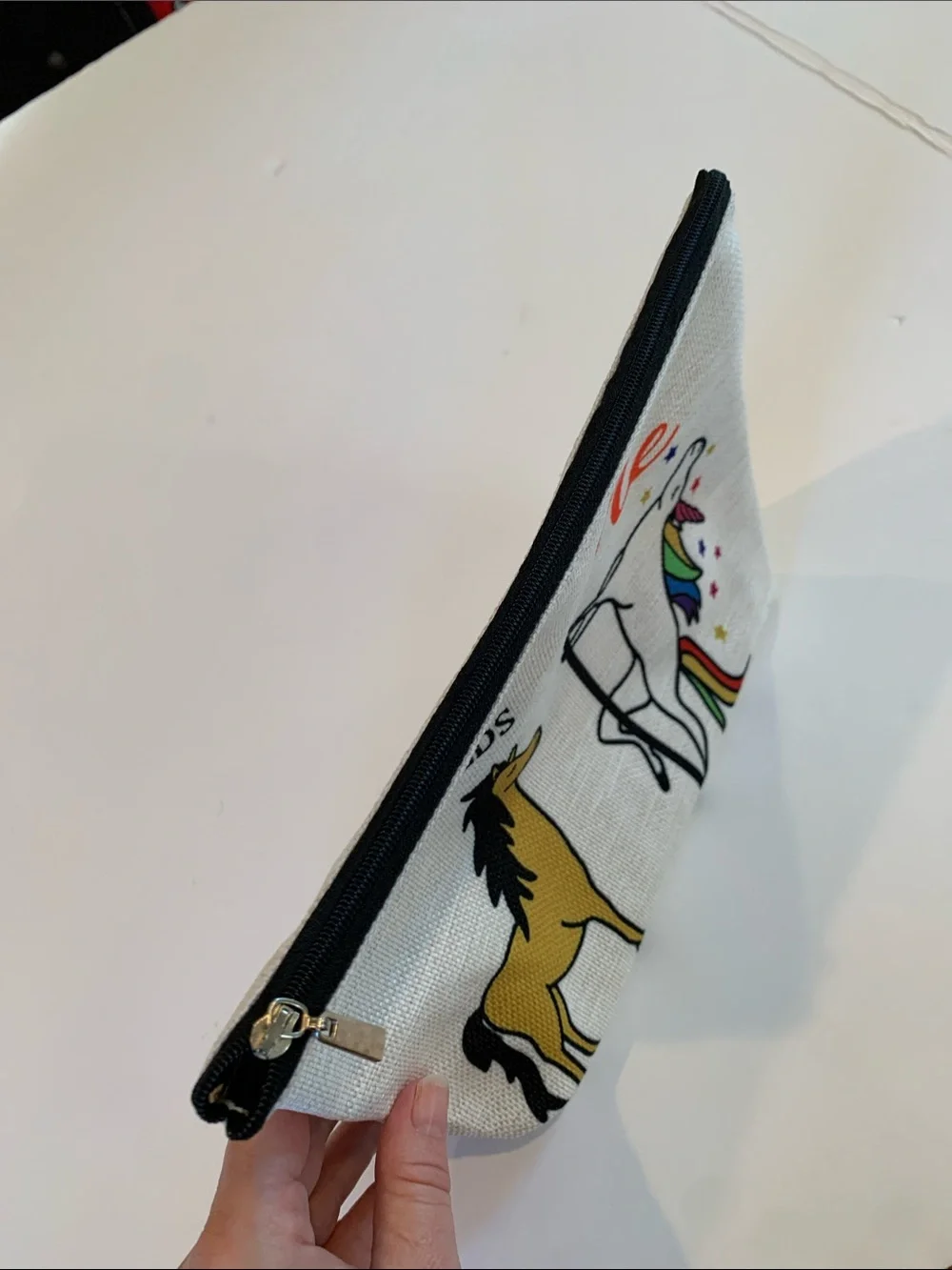 Funny 50th Birthday Unicorn Pole Dance Zippered Makeup Pouch Other